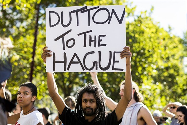 Avustralya'da hükümet protesto edildi - 4