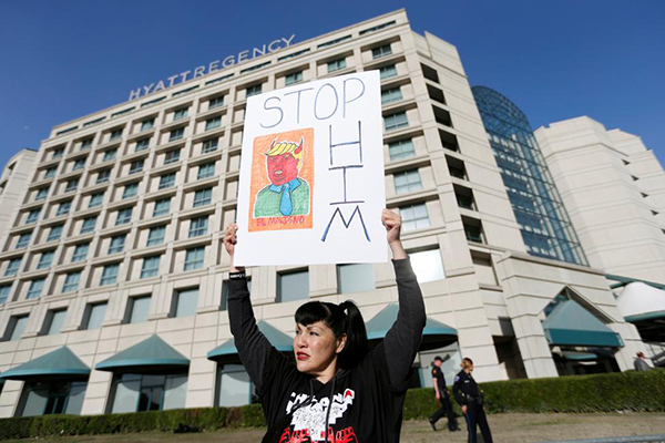 Donald Trump yine protesto edildi - 626