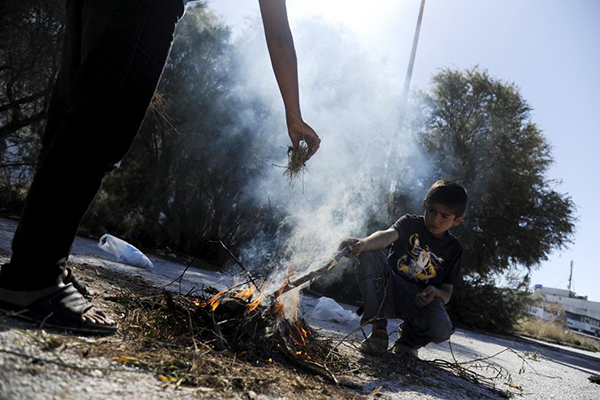 Yunanistan'da mahsur kalan mülteciler - 552