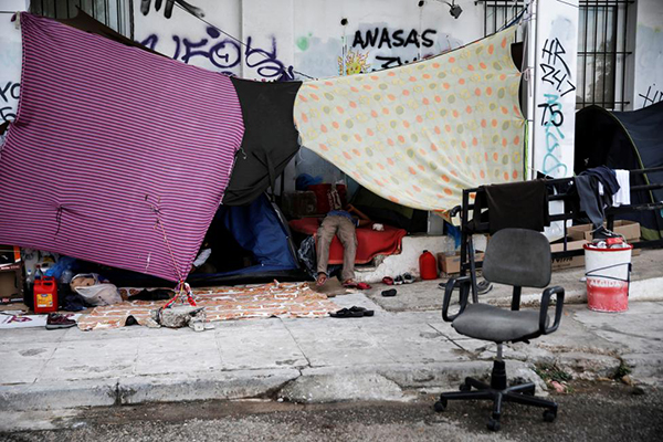 Yunanistan'da mahsur kalan mülteciler - 589