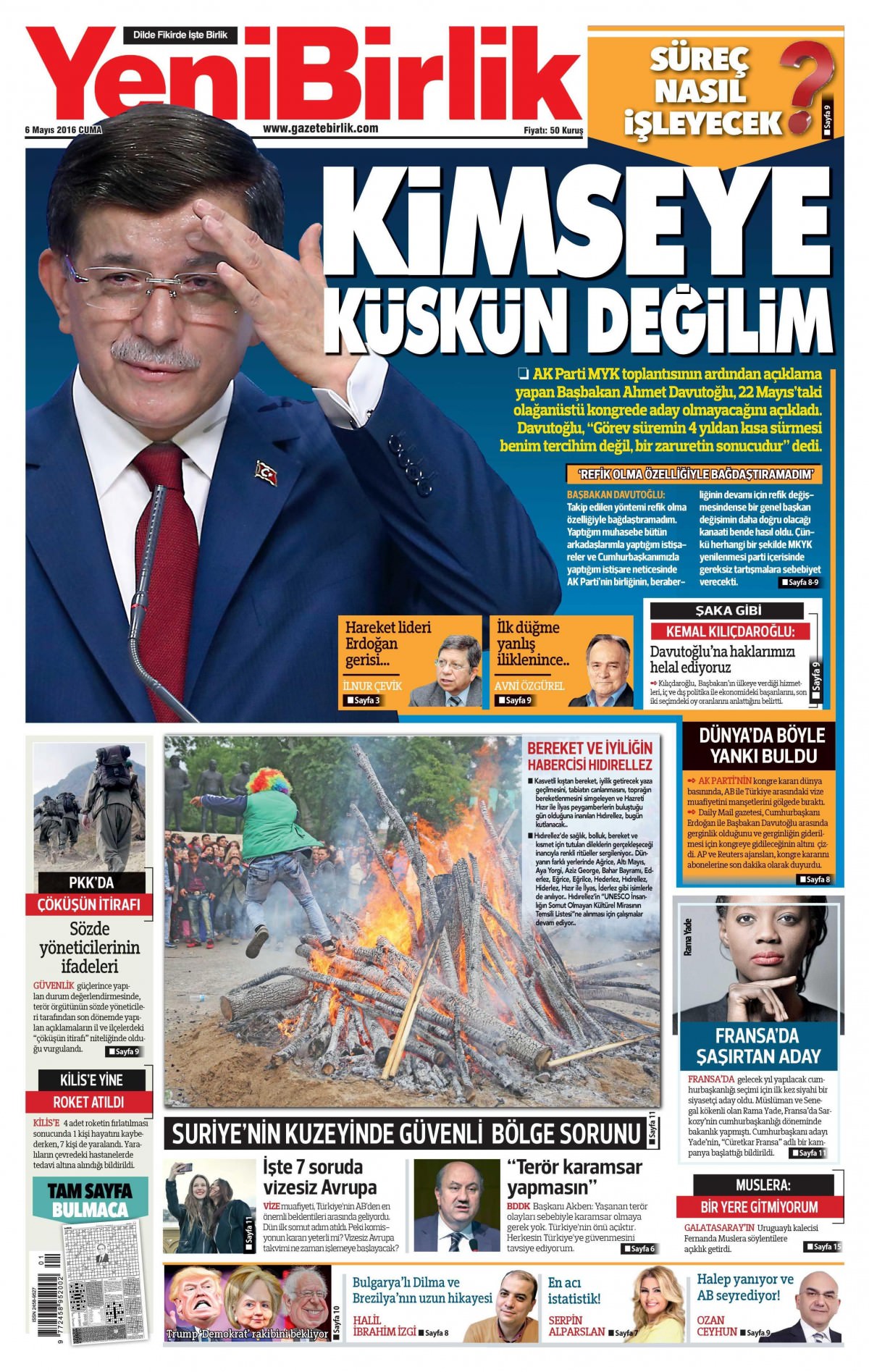 6 Mayıs 2016 gazete manşetleri - 23