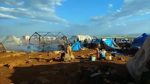 Esed mülteci kampına bomba yağdırdı - 707