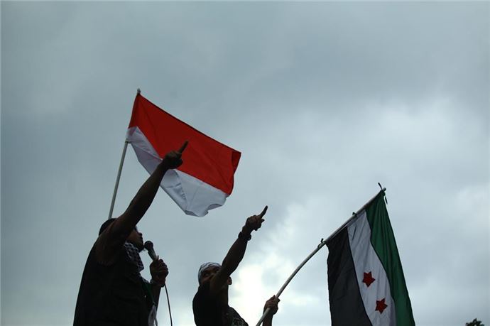 Endonezya'da Halep'e destek gösterisi - 639