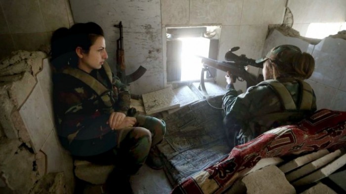 Arap ordularının kadın askerleri - 1