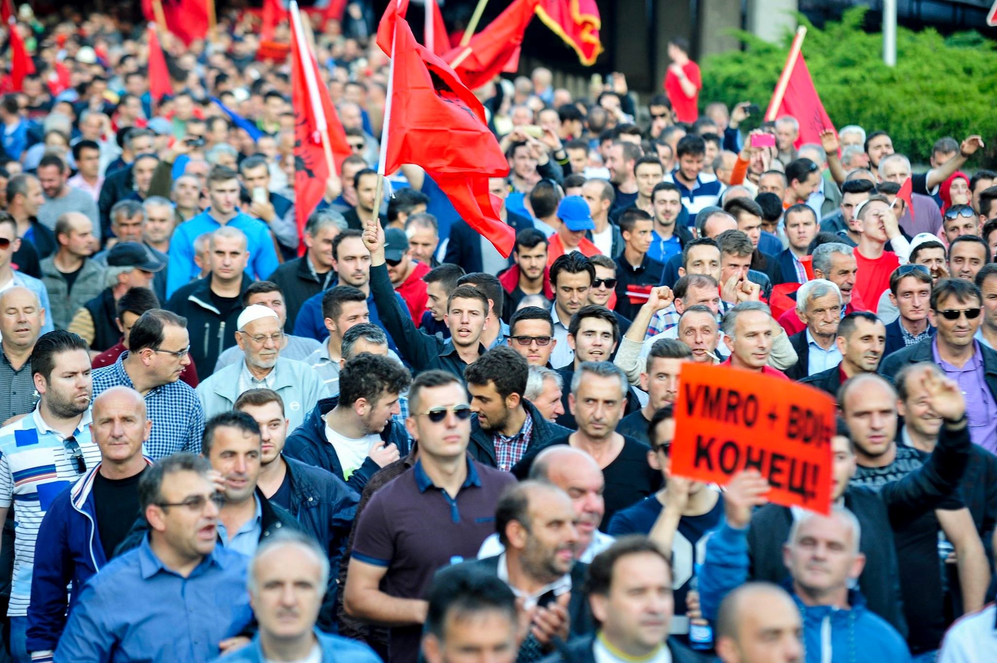 Makedonya'da hükümet protesto edildi - 528