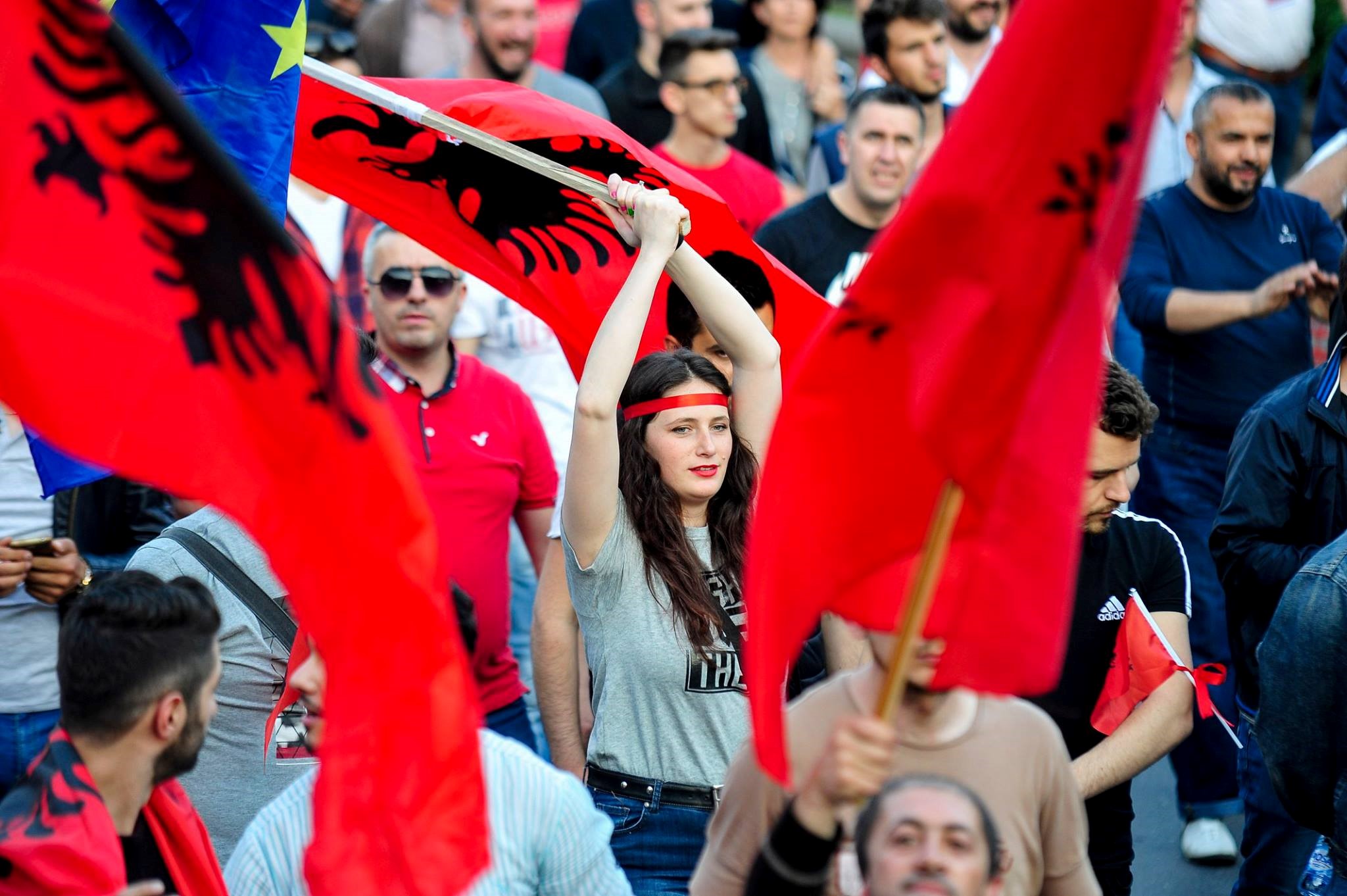Makedonya'da hükümet protesto edildi - 610