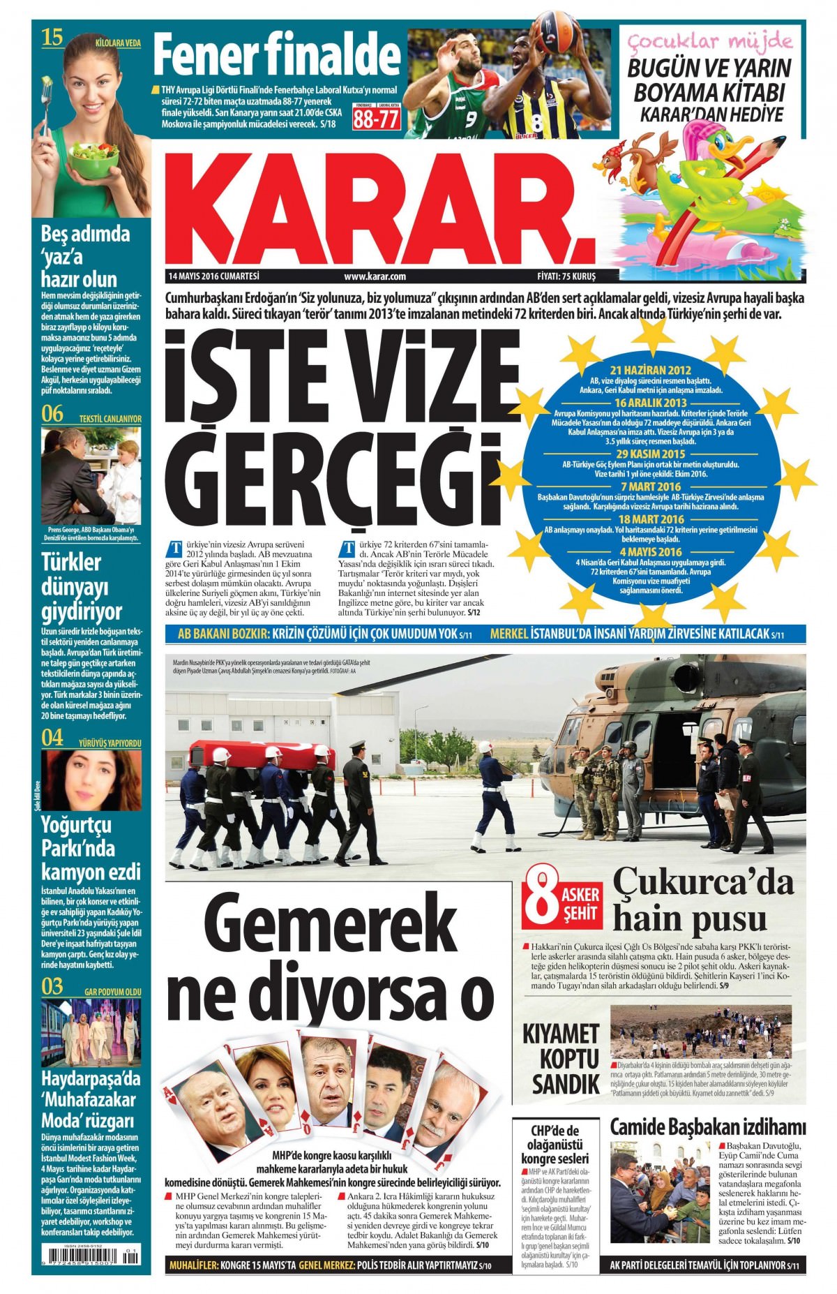 14 Mayıs 2016 gazete manşetleri - 28