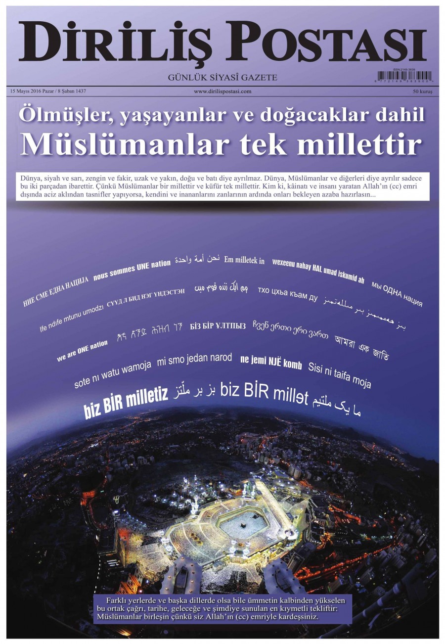 15 Mayıs 2016 gazete manşetleri - 8