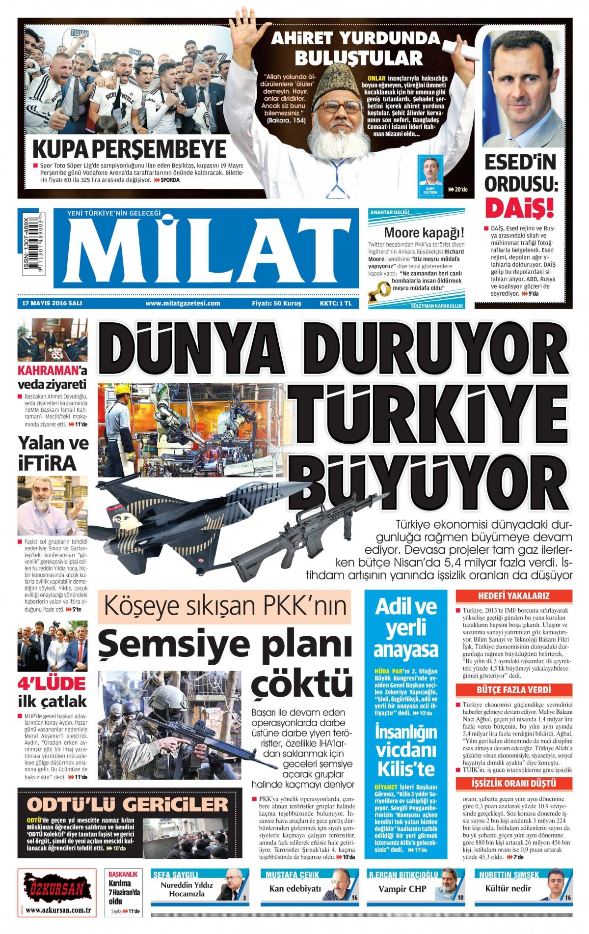 17 Mayıs 2016 gazete manşetleri - 775