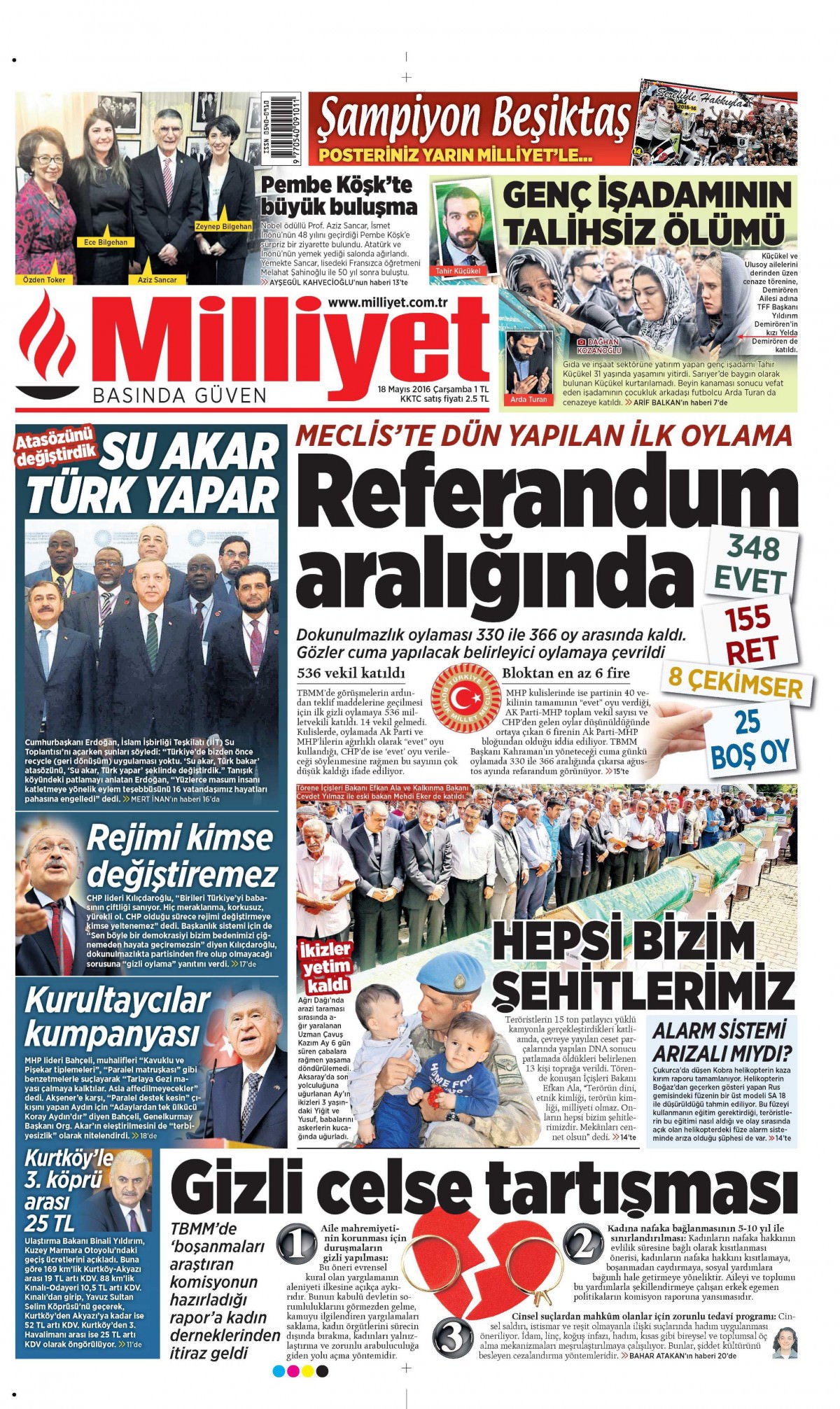 18 Mayıs 2016 gazete manşetleri - 8