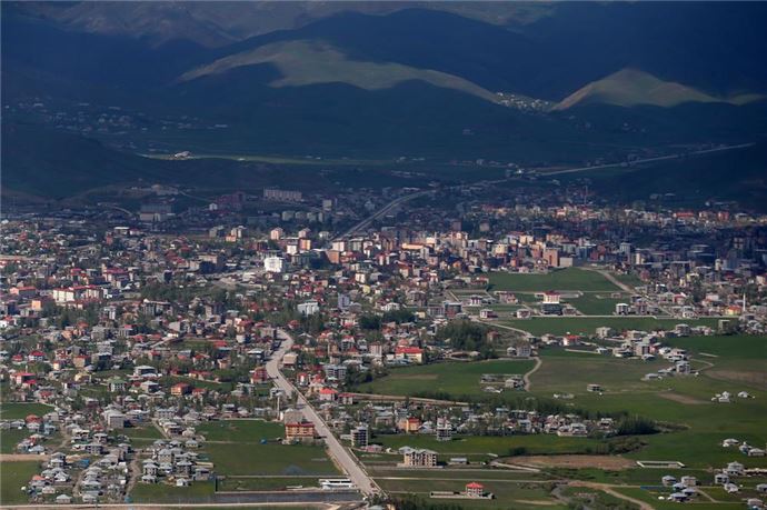 Hakkari'nin kuşbakışı görünümü - 789