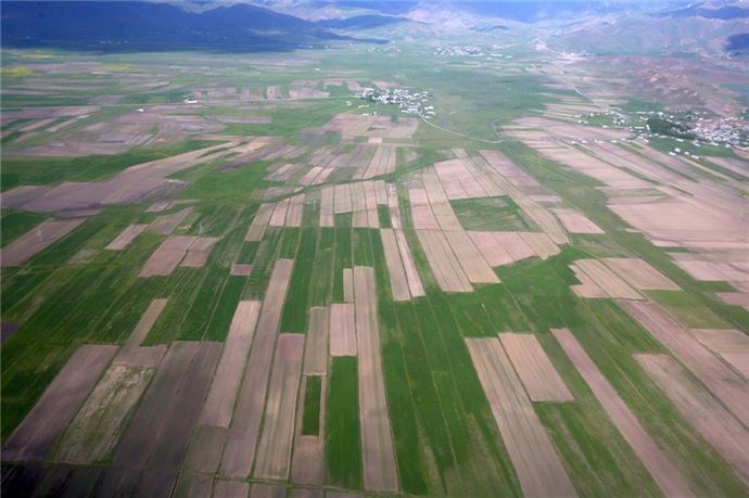 Hakkari'nin kuşbakışı görünümü - 764