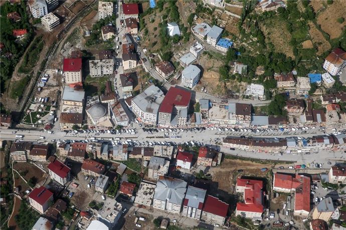 Hakkari'nin kuşbakışı görünümü - 861