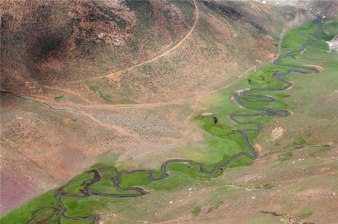 Hakkari'nin kuşbakışı görünümü - 872