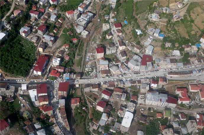 Hakkari'nin kuşbakışı görünümü - 928