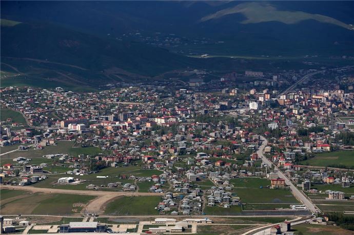 Hakkari'nin kuşbakışı görünümü - 596