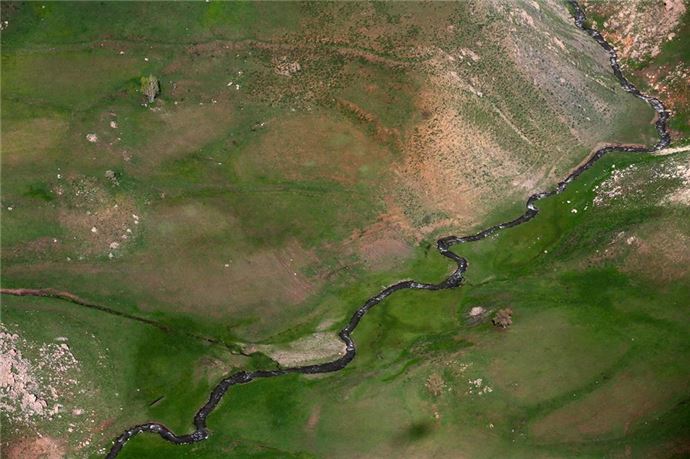 Hakkari'nin kuşbakışı görünümü - 913