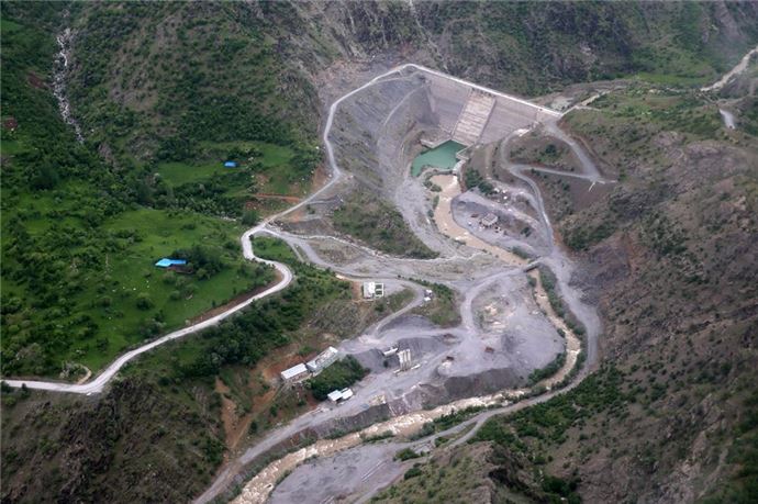 Hakkari'nin kuşbakışı görünümü - 823