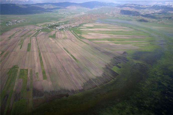Hakkari'nin kuşbakışı görünümü - 866