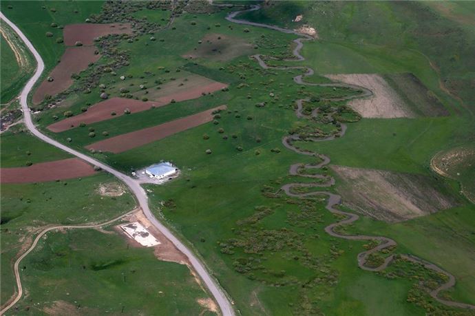 Hakkari'nin kuşbakışı görünümü - 654