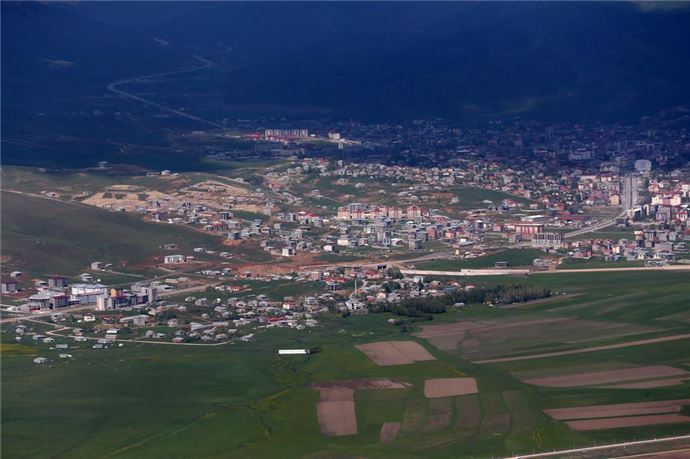 Hakkari'nin kuşbakışı görünümü - 583
