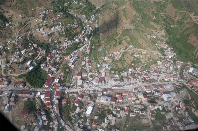 Hakkari'nin kuşbakışı görünümü - 585