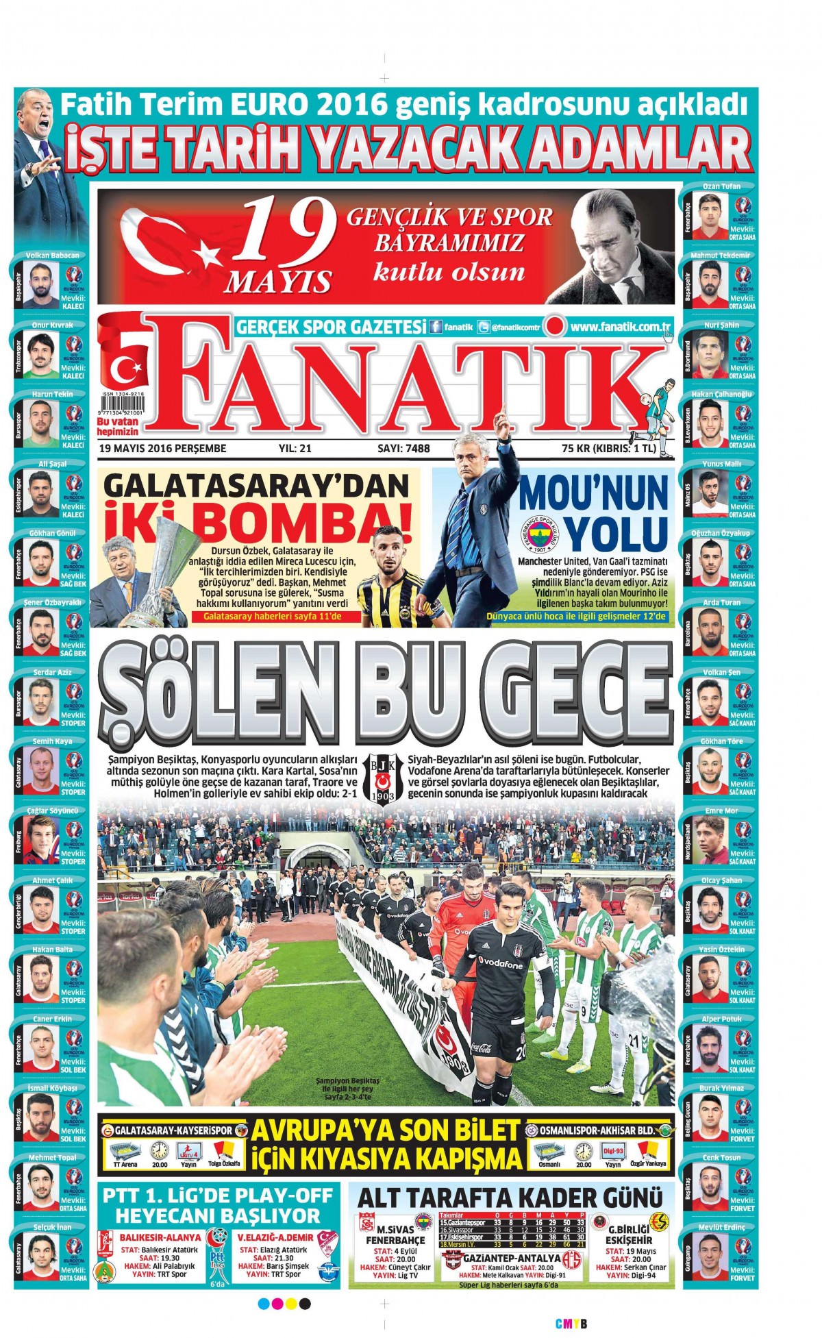 19 Mayıs 2016 gazete manşetleri - 10