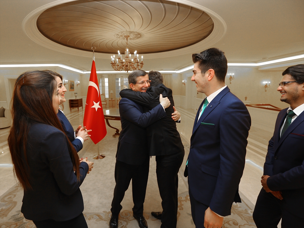 Davutoğlu, gençleri Çankaya Köşkü'nde ağırladı - 12