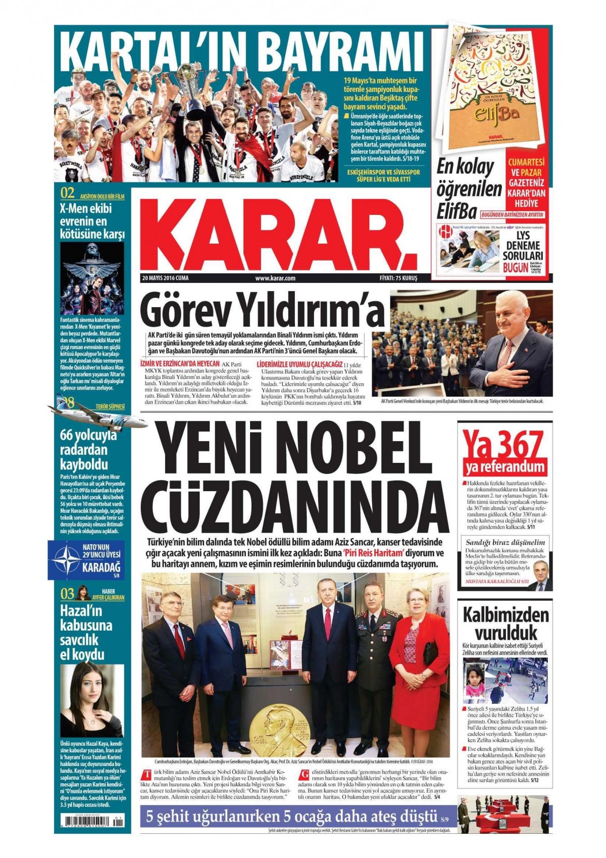 20 Mayıs 2016 gazete manşetleri - 25