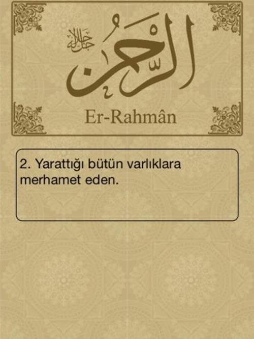 Esma-ül Hüsna ve anlamları - 19