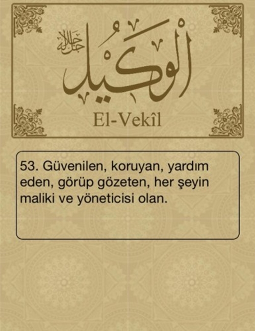 Esma-ül Hüsna ve anlamları - 91