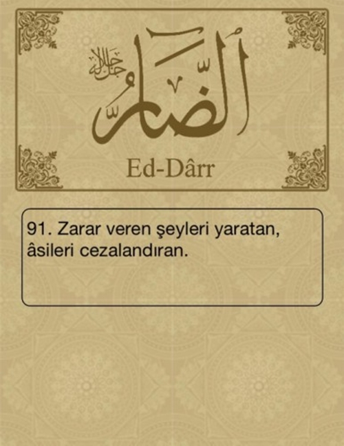 Esma-ül Hüsna ve anlamları - 90