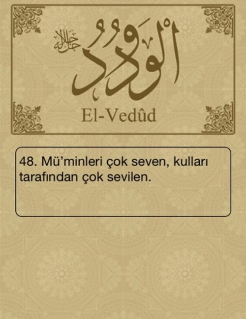 Esma-ül Hüsna ve anlamları - 81