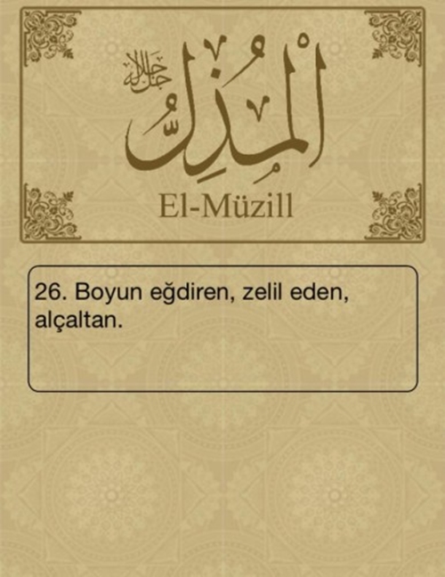 Esma-ül Hüsna ve anlamları - 50