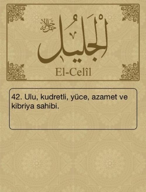 Esma-ül Hüsna ve anlamları - 38