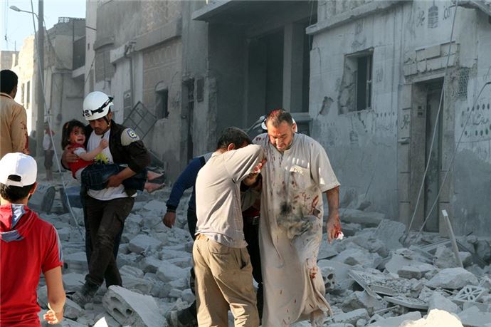 Halep'e varil bombalı saldırı - 5