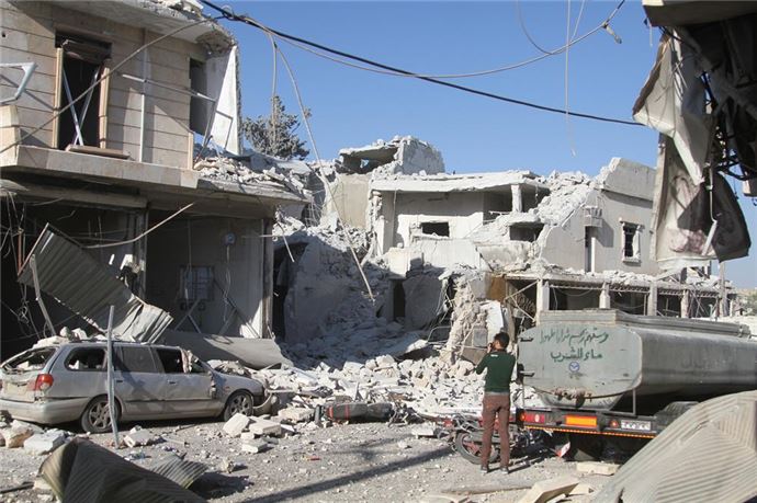 Halep'e varil bombalı saldırı - 7