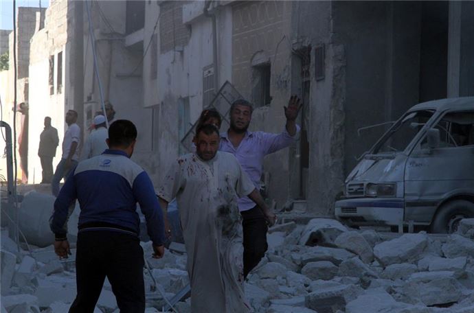 Halep'e varil bombalı saldırı - 6