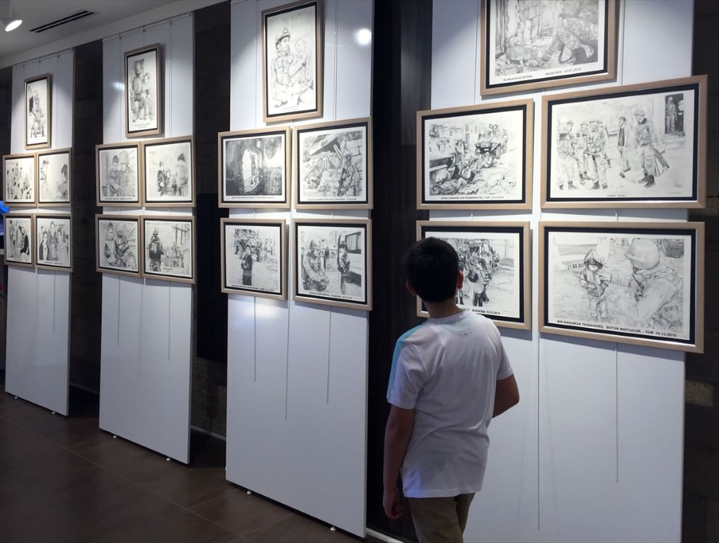 'Mehmetçiğin gözüyle Mehmetçik' sergisi - 14