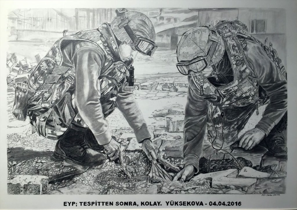 'Mehmetçiğin gözüyle Mehmetçik' sergisi - 11