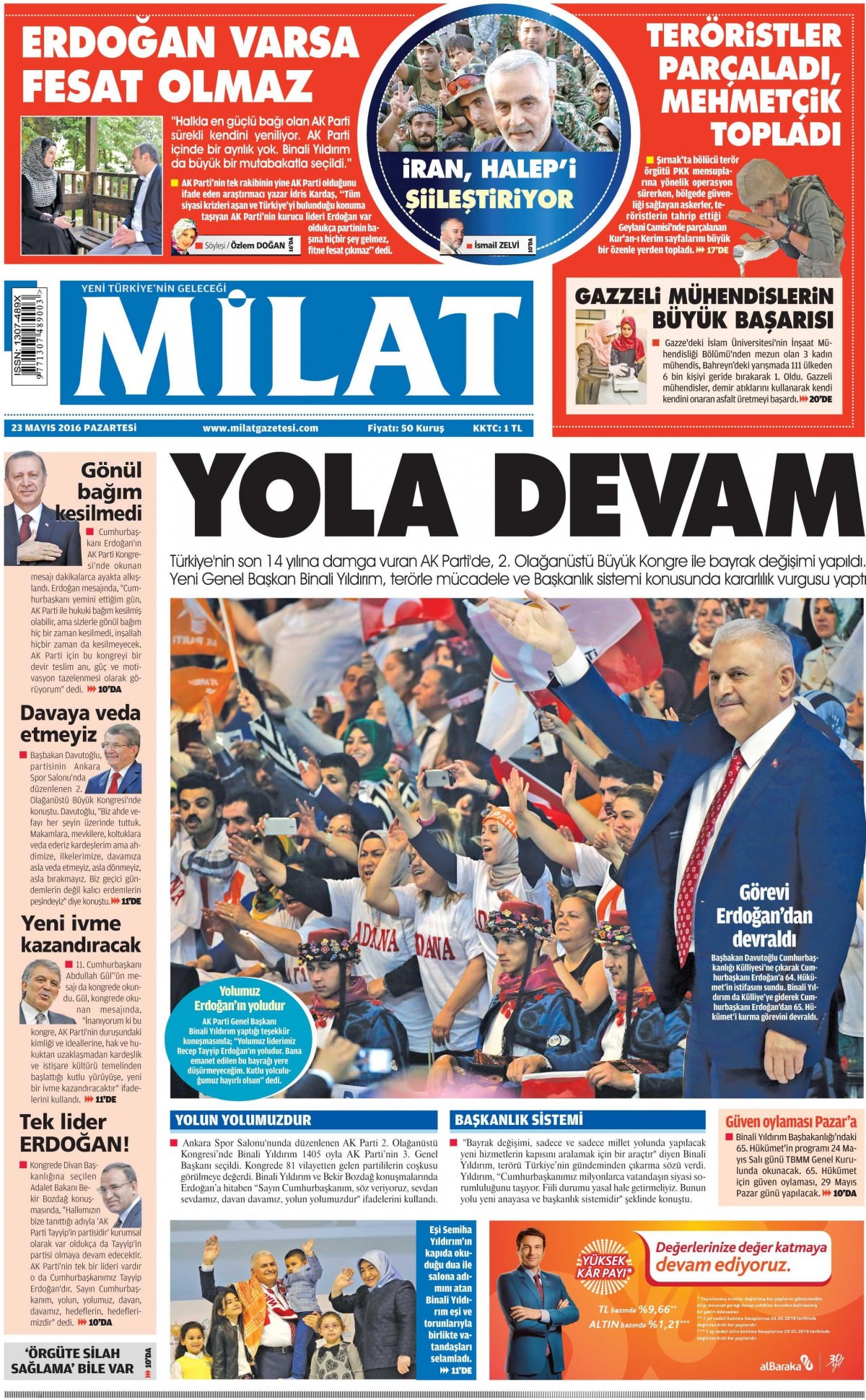 23 Mayıs 2016 gazete manşetleri - 511