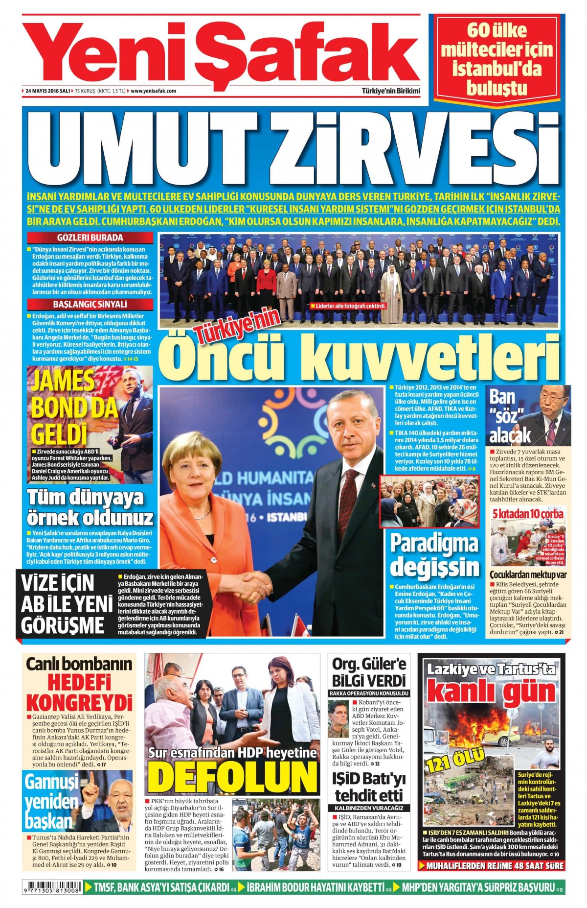 24 Mayıs 2016 gazete manşetleri - 552