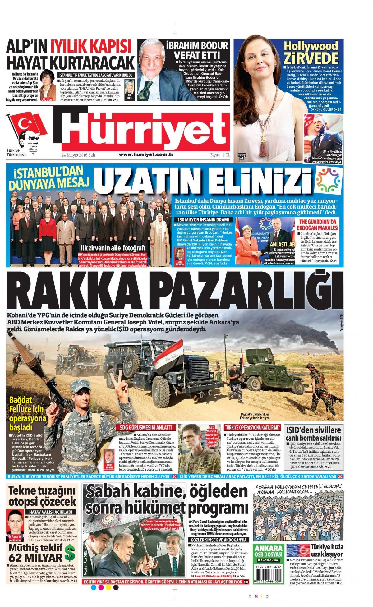 24 Mayıs 2016 gazete manşetleri - 667