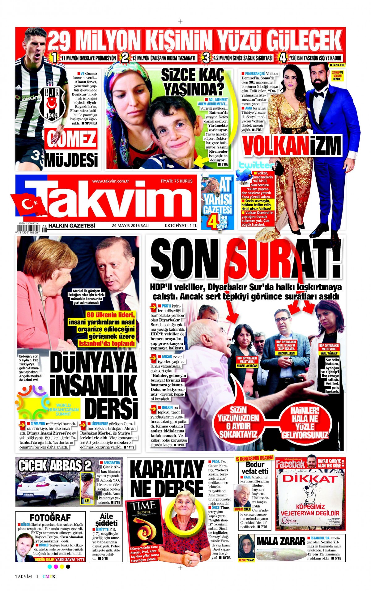 24 Mayıs 2016 gazete manşetleri - 615