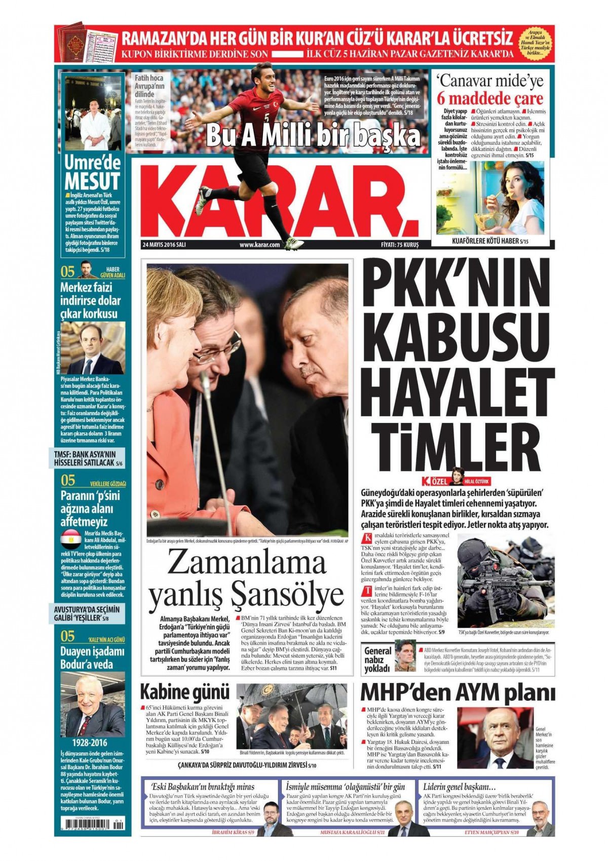 24 Mayıs 2016 gazete manşetleri - 879