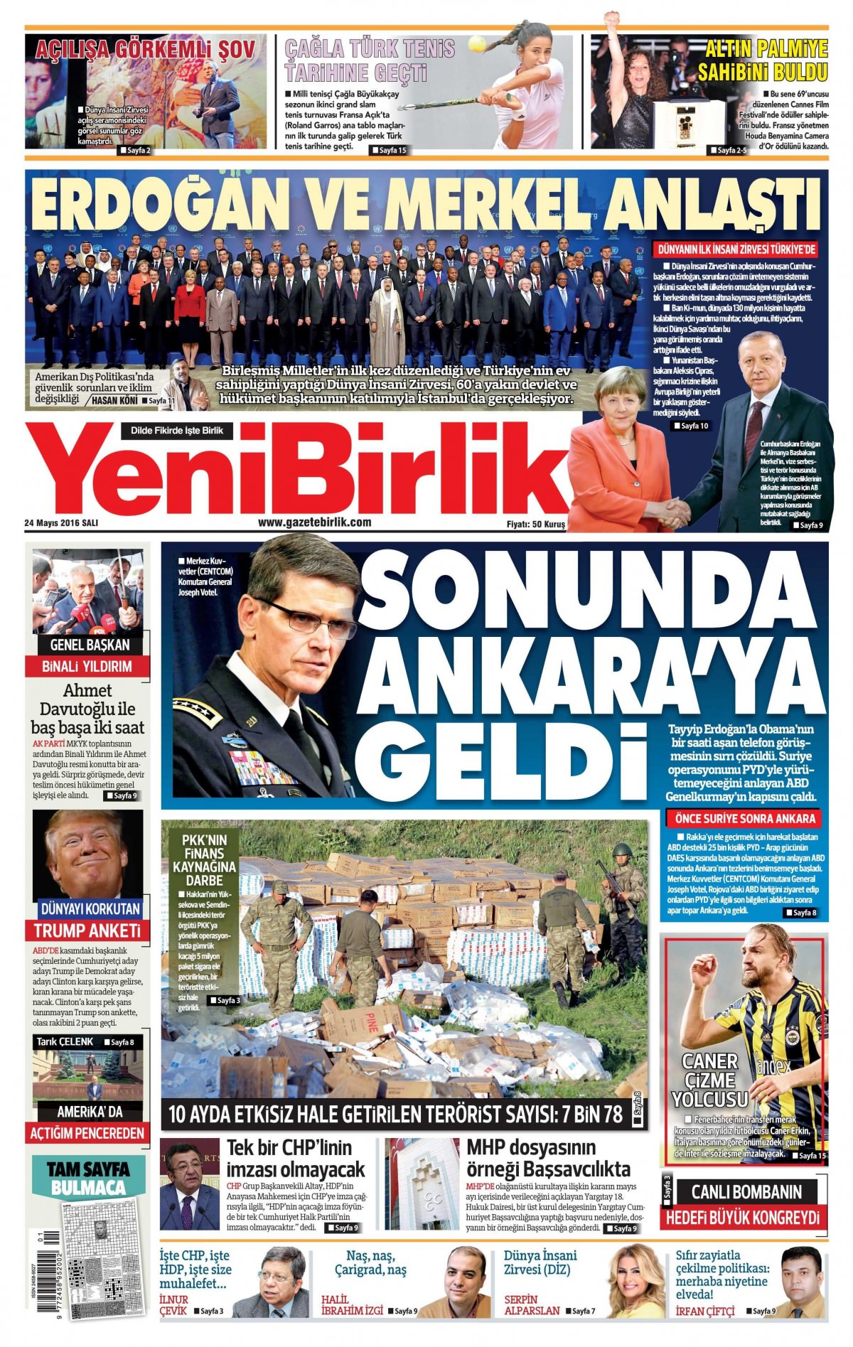 24 Mayıs 2016 gazete manşetleri - 687