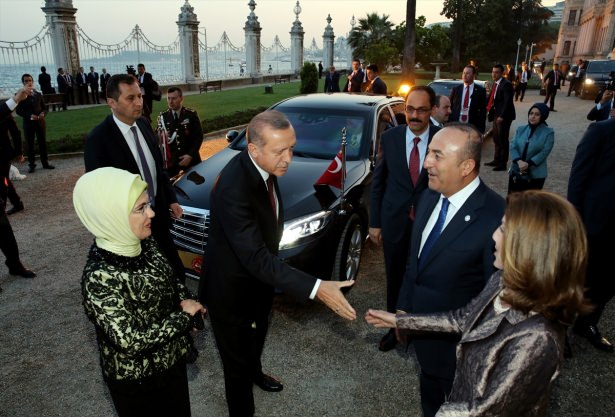 Erdoğan'dan liderlere mehterli karşılama - 727