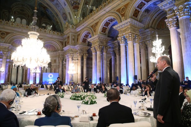 Erdoğan'dan liderlere mehterli karşılama - 570