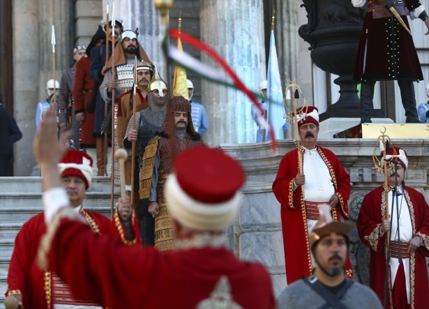 Erdoğan'dan liderlere mehterli karşılama - 608