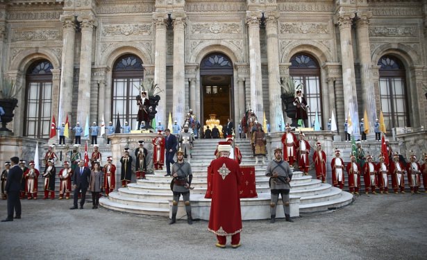Erdoğan'dan liderlere mehterli karşılama - 614